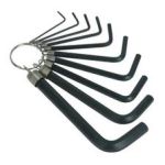 Jogo de Chave Allen Curta C/ 10 Pcs