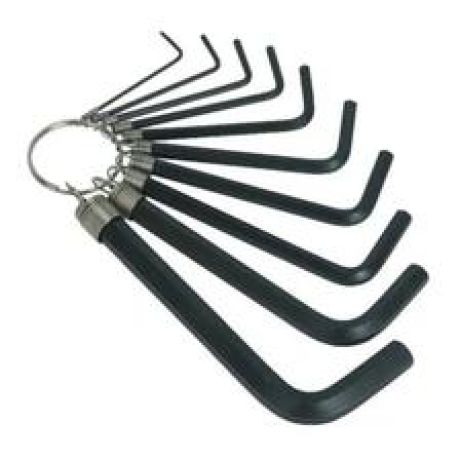 Jogo de Chave Allen Curta C/ 10 Pcs