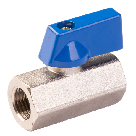 Registro Esfera Mini fêmea/fêmea de 1/4